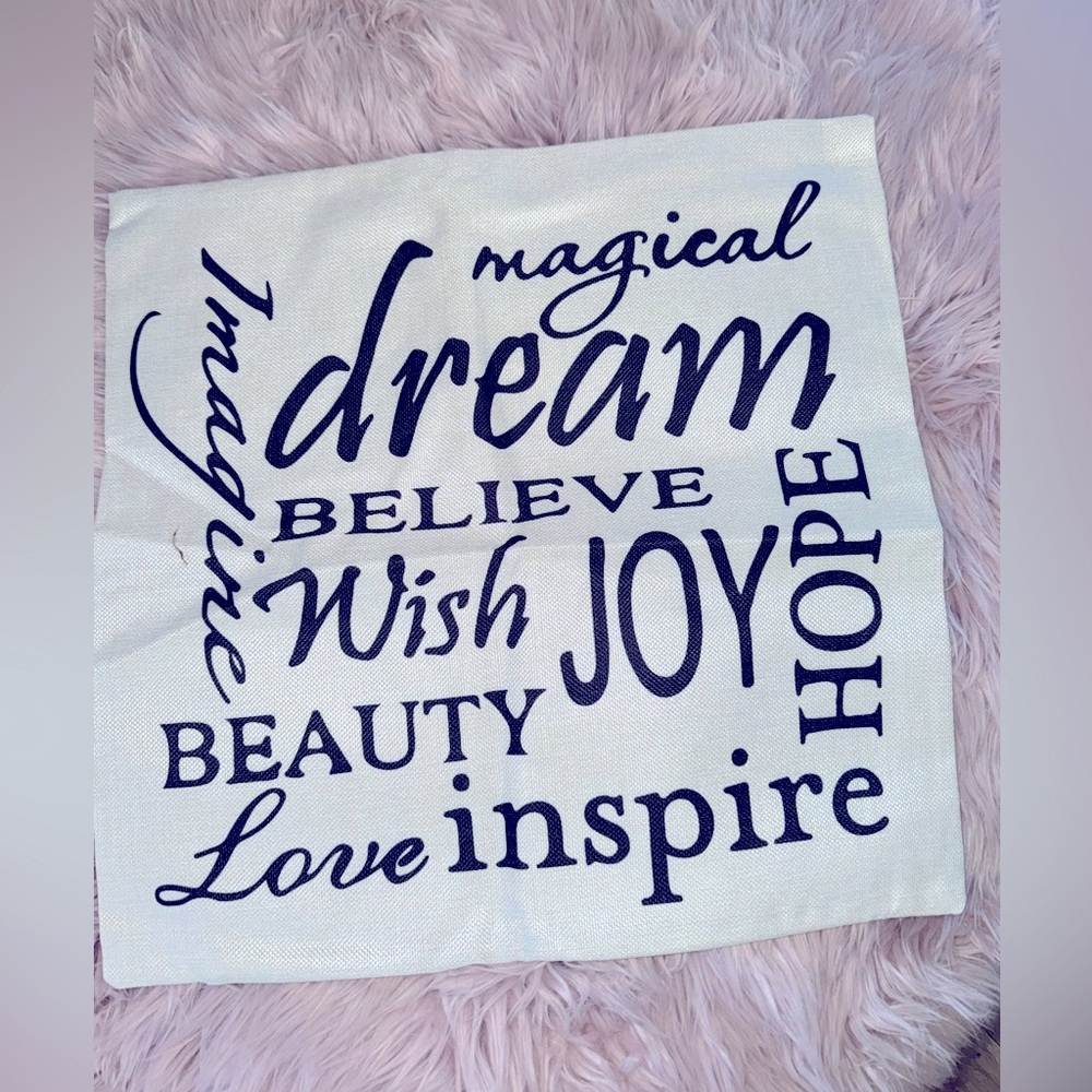 18x18 Pillow Case NEW
